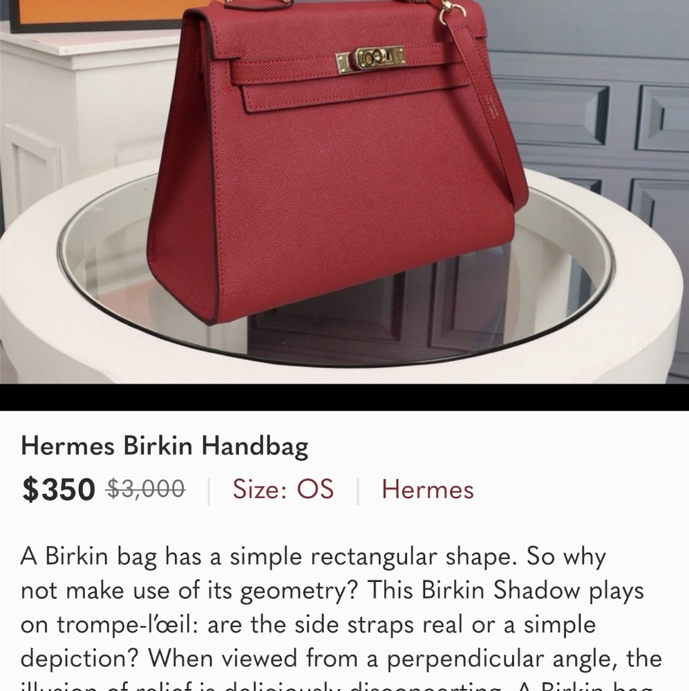 Buyers beware - Hermes (information only)